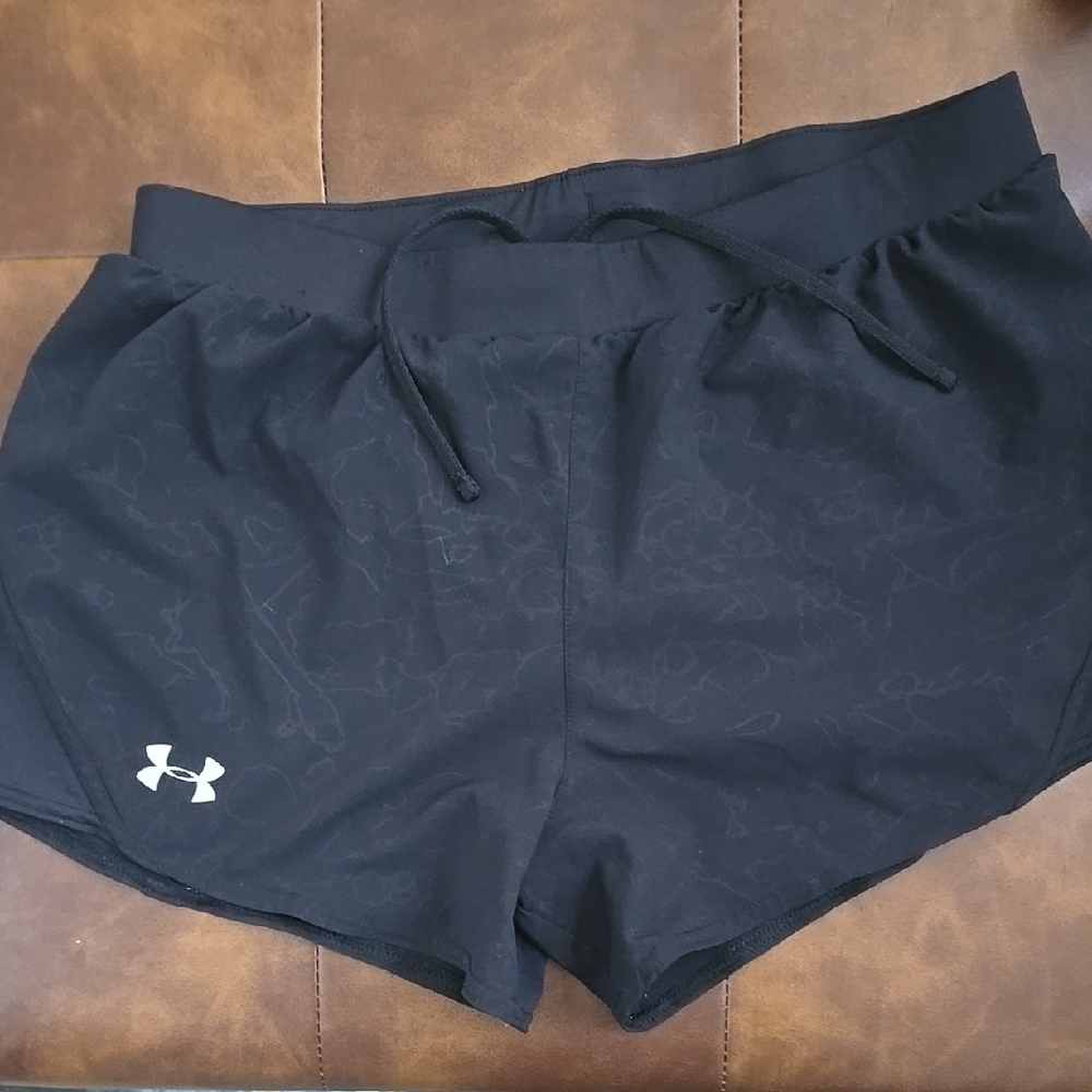 Under Armour Black Athletic Shorts Lightweight Performance